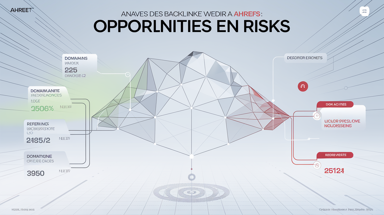 Visualisation graphique analyse backlinks Ahrefs