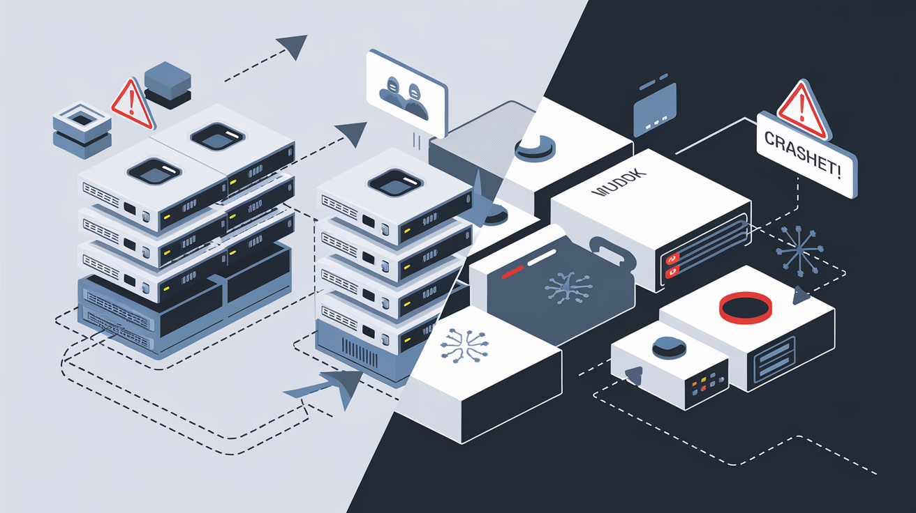 Comparaison entre une architecture scalable et une architecture saturée