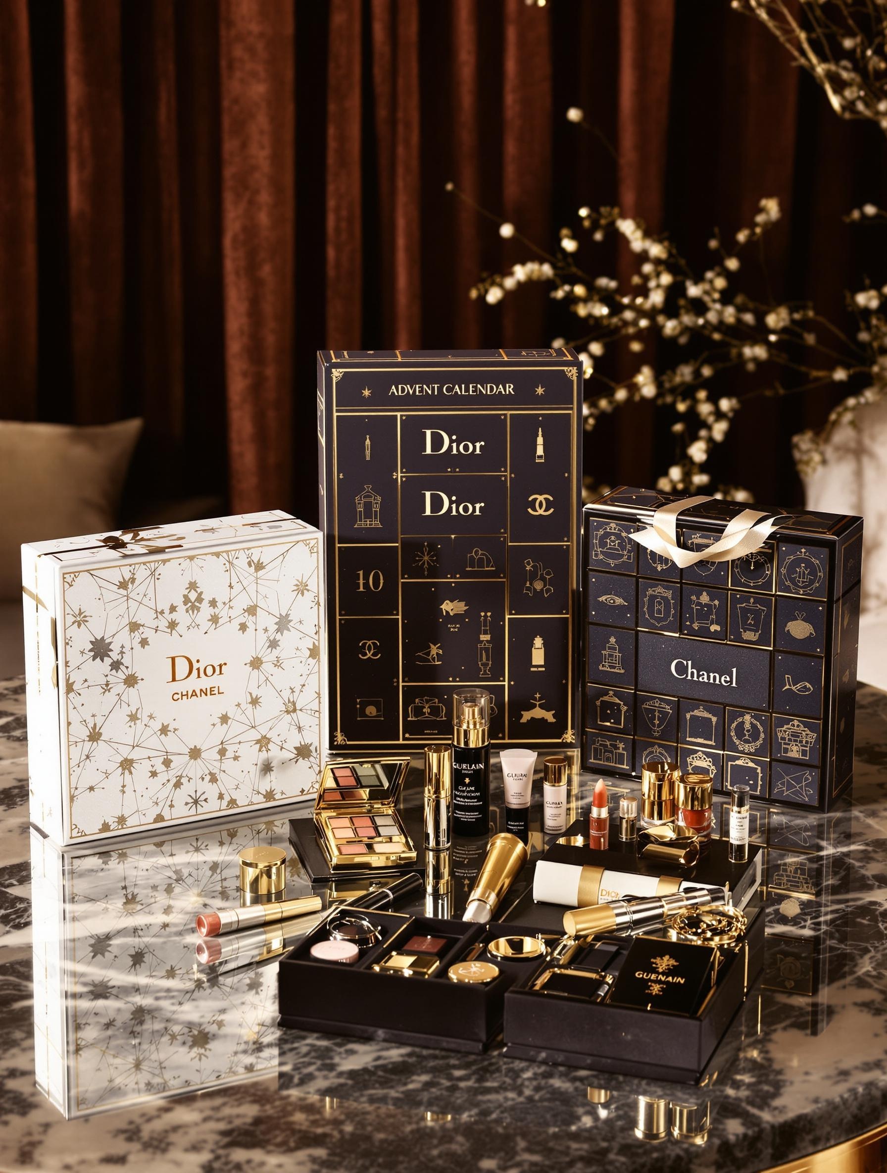 Calendriers de l'Avent luxe Dior Chanel Guerlain