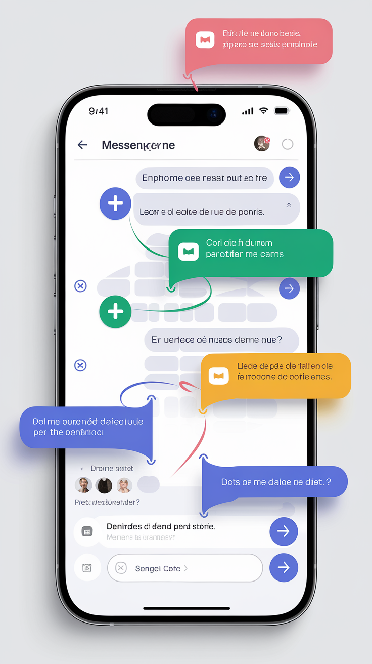 Étapes pour accéder à l'option sondage sur Messenger mobile