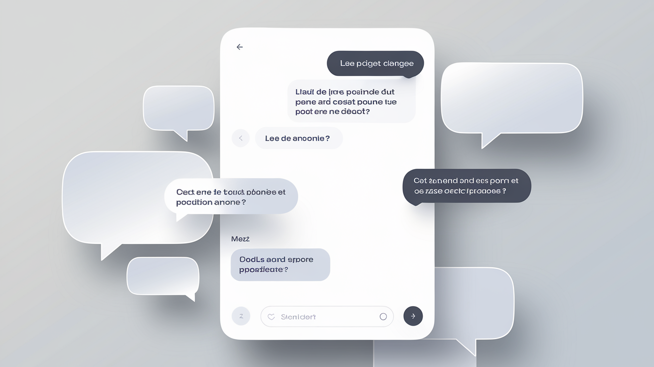 Exemple d'un sondage Messenger bien structuré