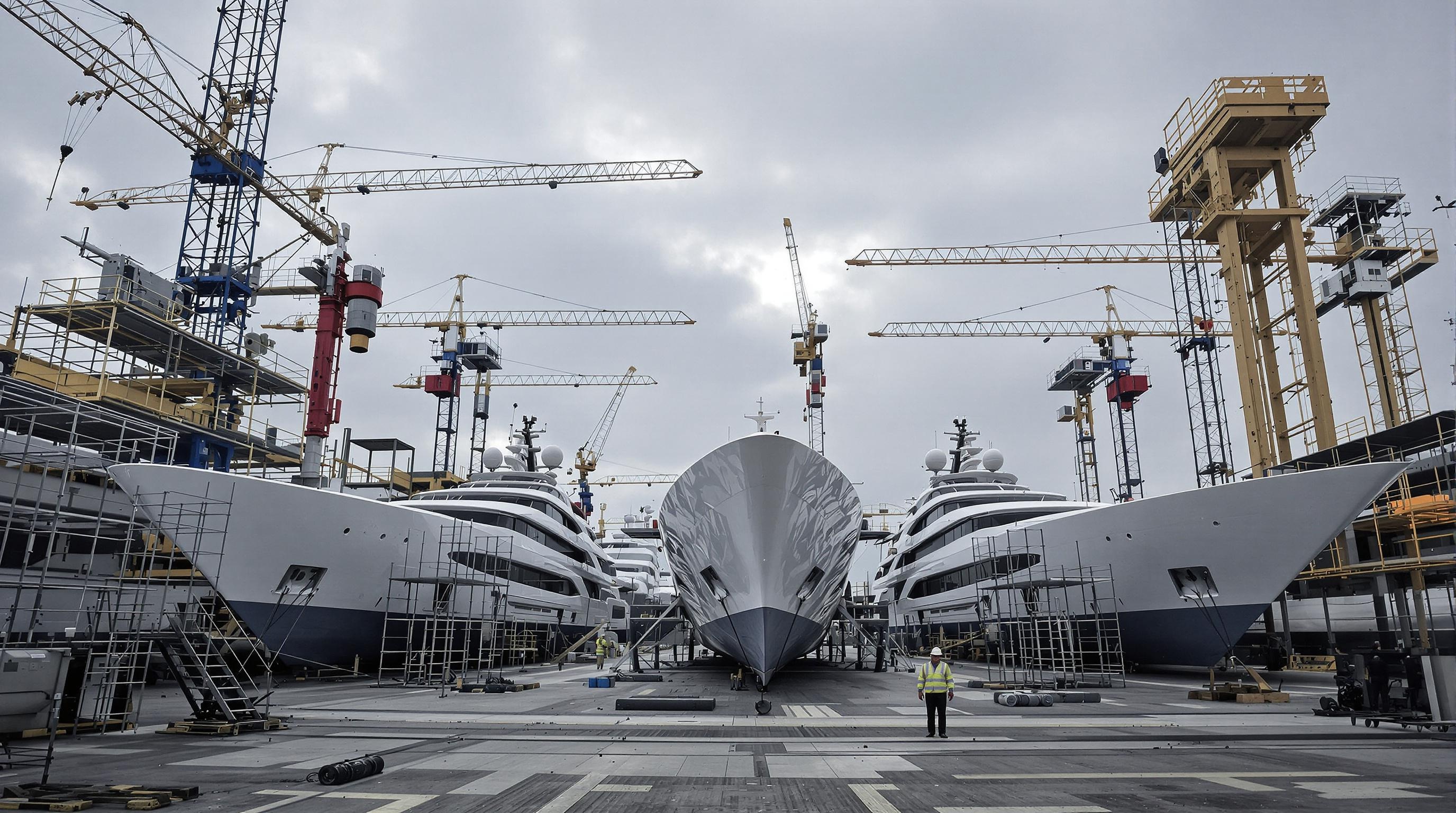 Chantier naval spécialisé dans la construction de superyachts