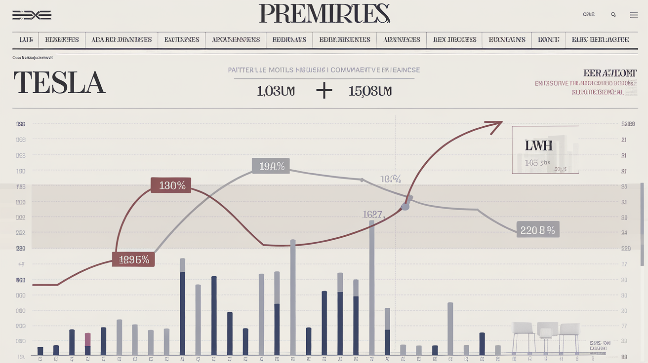 Comparatif de la volatilité des actions Tesla et LVMH et leur impact sur les fortunes
