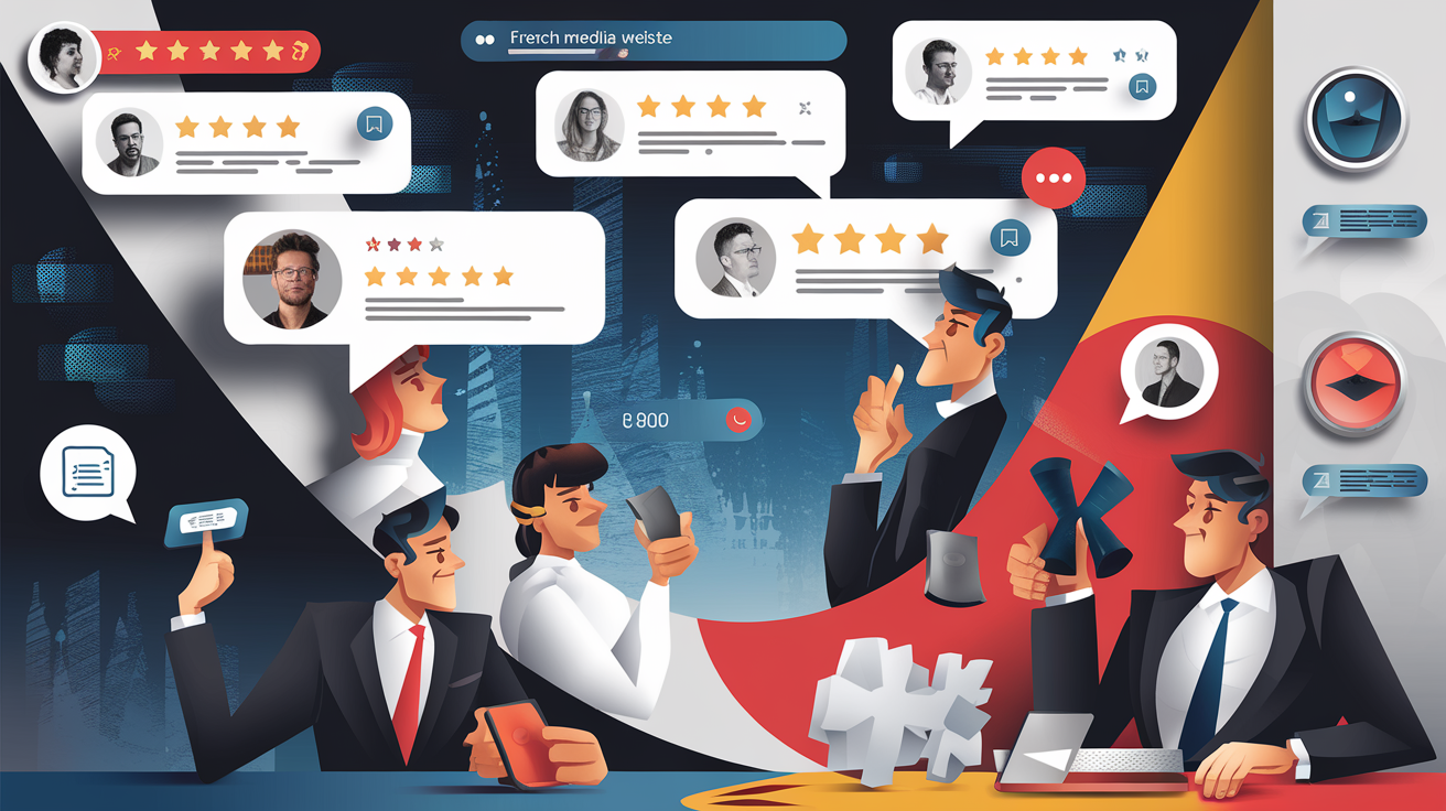 Conversation digitale autour d'une marque : avis clients, partages viraux et mentions presse.