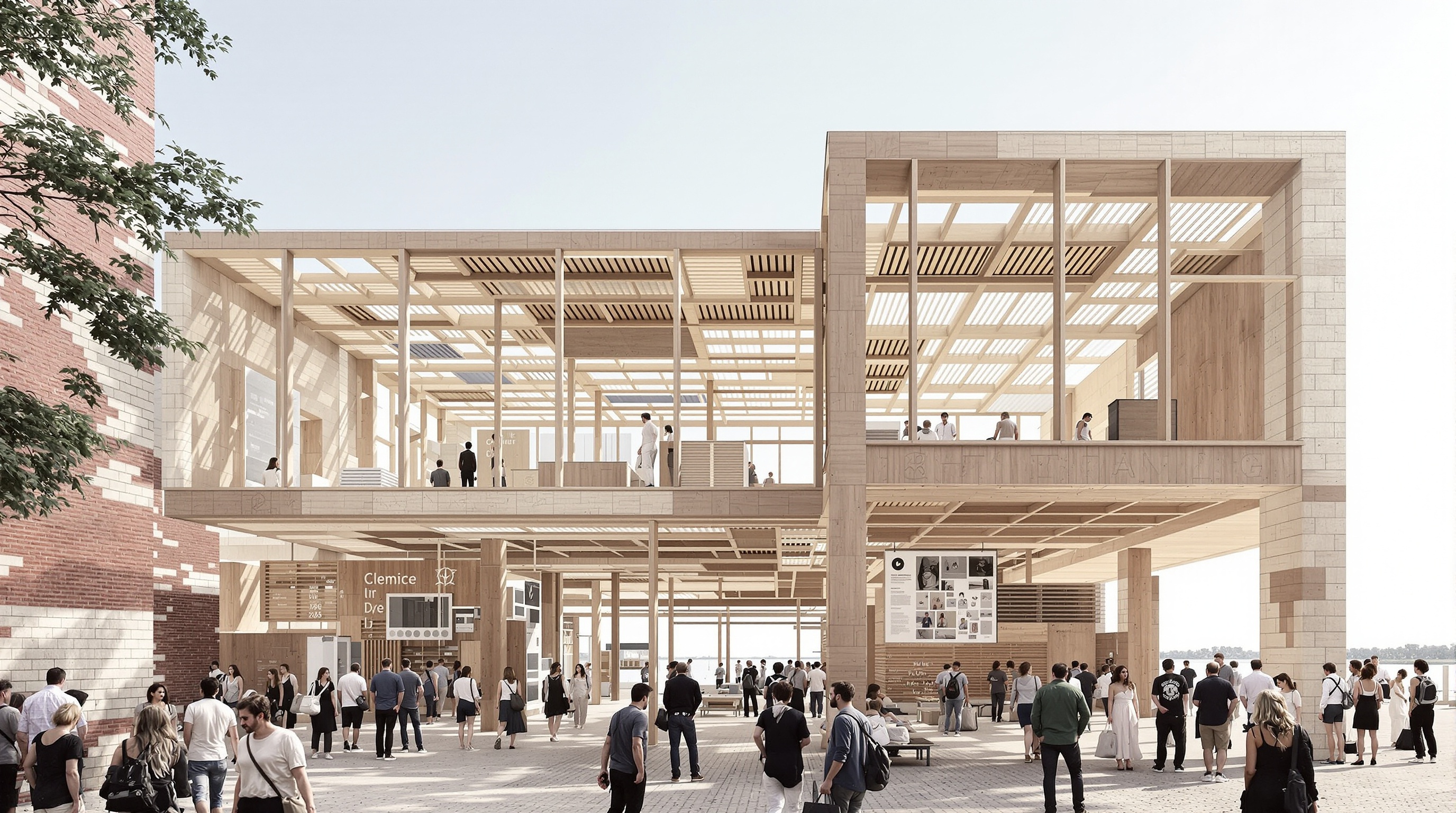 Installation innovante sur le climat à la Biennale d'Architecture de Venise 2025