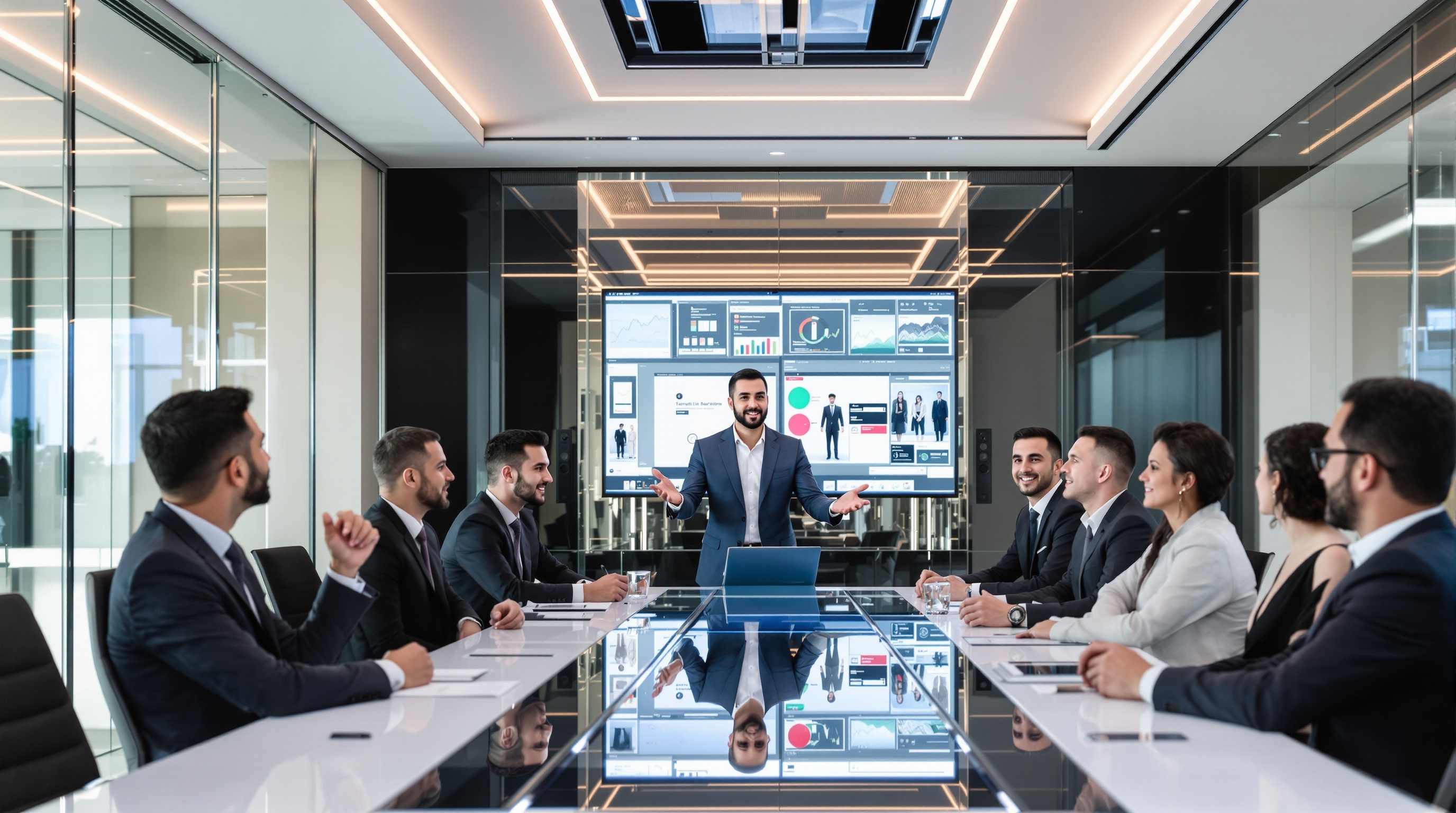 Michael Chalhoub réunion stratégie omnicanale luxe digitalisé
