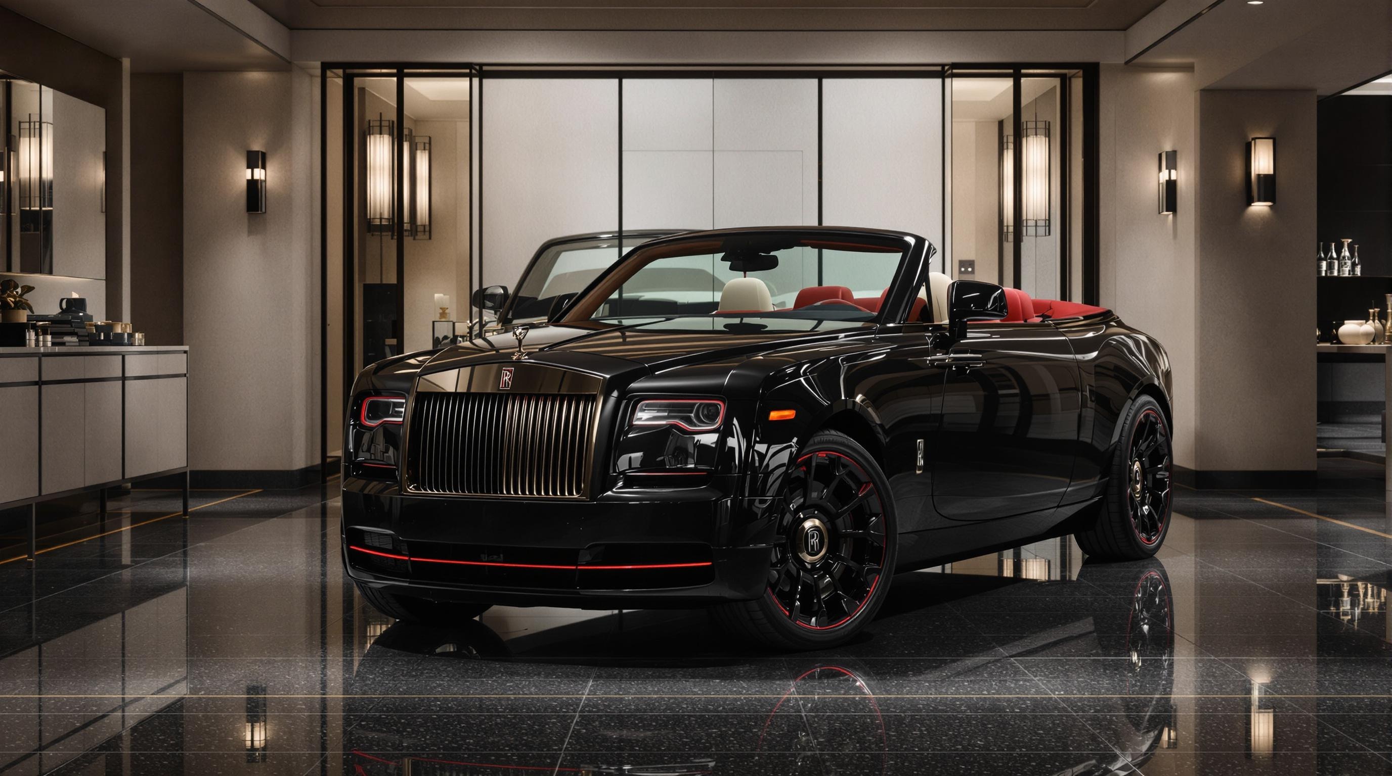Rolls-Royce La Rose Noire Droptail, un chef-d'œuvre de personnalisation automobile.