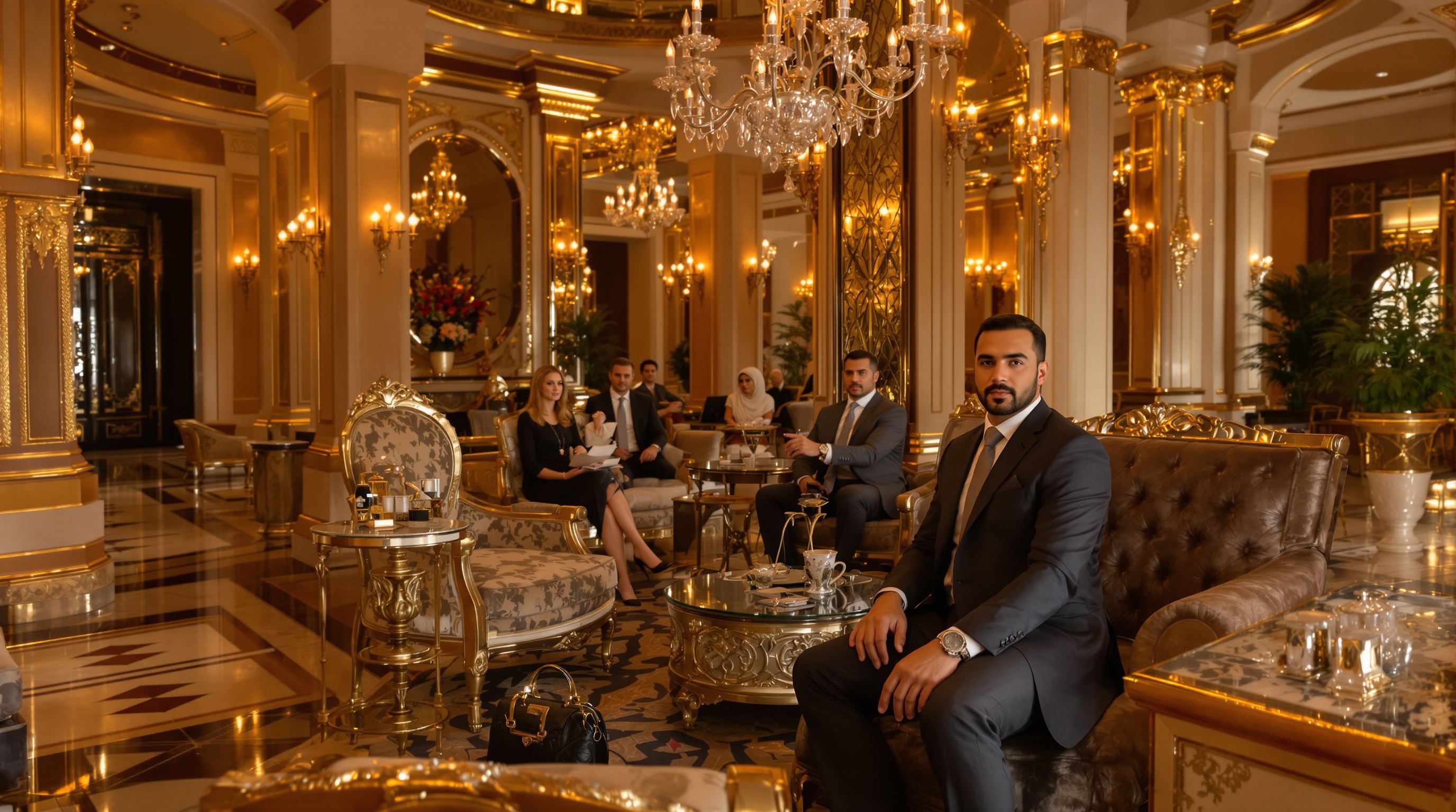 Palace golfe clients ultra-riches accessoires luxe