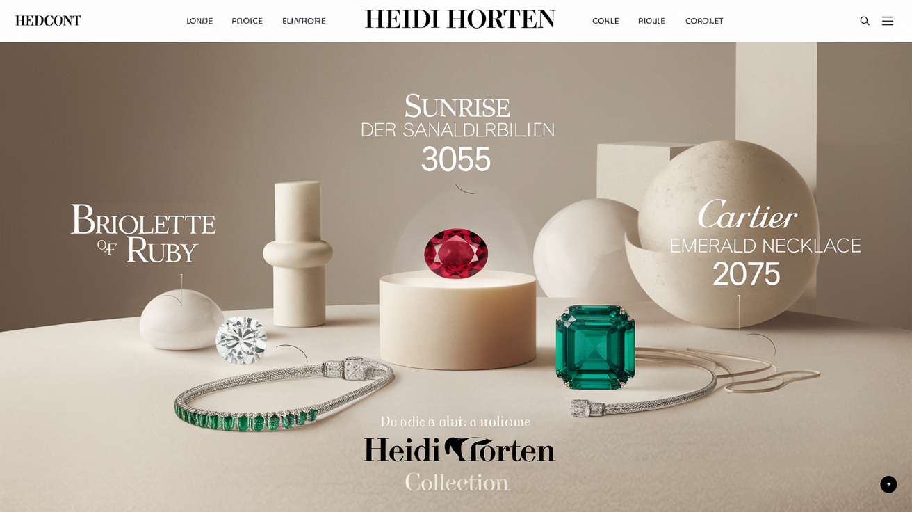Lots phares de la vente Horten : Briolette of India, Sunrise Ruby, collier Cartier émeraudes.
