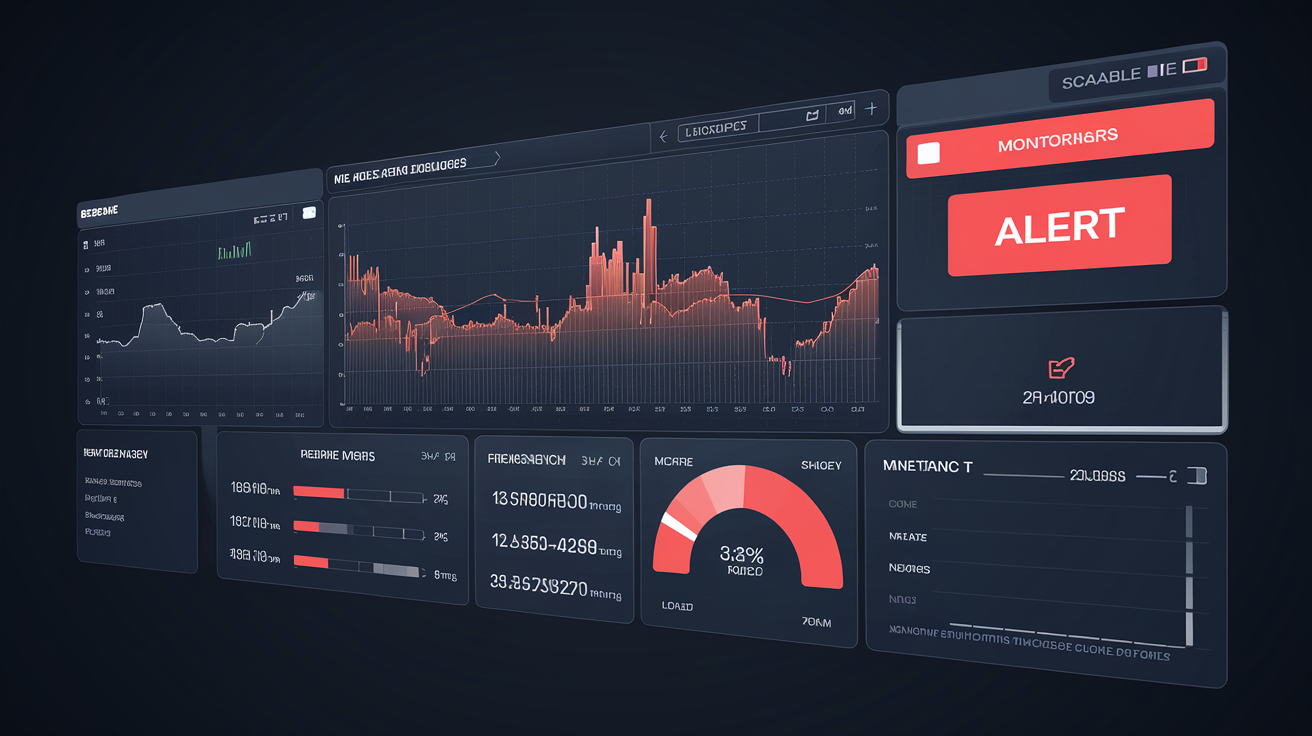 Tableau de bord technique pour surveiller les performances d'un SI scalable